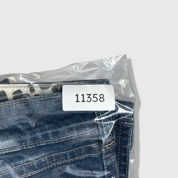 DKNY Jeans Denim Skirt Women 5 Blue Y2K Indie Sleaze Heart Charm Pencil Skirt - Picture 9 of 9